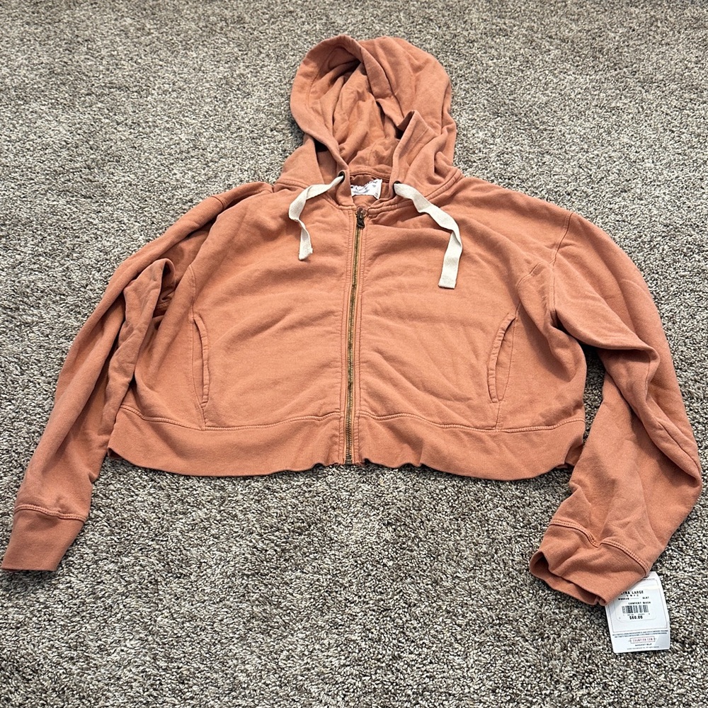 Champion Women's Hooded Zip-Up Jacket - Brown
